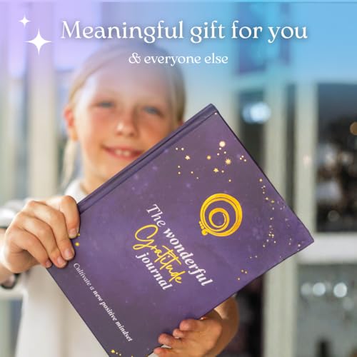 The Wonderful 5 minute Gratitude Journal for men and women. Hardcover Guided Reflection Journal with Inspirational Quotes, Self Care & Mindfulness Gift Notebook - Undated, to start it at any time of the year.