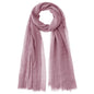 Nydotd Women Summer Cotton Linen Scarf Crinkle Long Beach Shawl Wrap hijab with Fringe - color: Dusty Rose