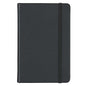 Classic Leather Notebook, Hardcover, Midnight Black, Pocket (3.8" x 5.7"), 240 Pages, Inspire Collection - color: Midnight Black, size: Pocket