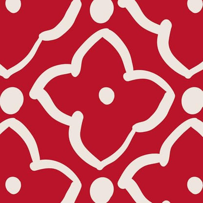 Vera Bradley Women's Cotton Double Knit Throw Blanket - color: Moorish Goji Berry Red