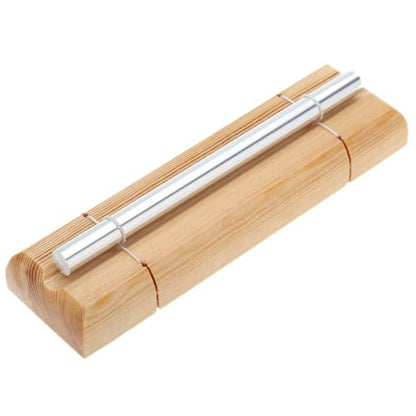 Mindfulness Hand Bell Chime with Mallet for Yoga and Eastern Energies Percussion Instrument Calming Down Classroom Reminder Bell Aluminum and Oak Material (Fesjoybo1wghn89x-I828)