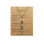 Healing Crystal Necklace for Women Men Natural Stone Beads Pendant Necklace Spiritual Anxiety Necklace Empath Protection New Beginnings Gifts Jewelry - color: Empath