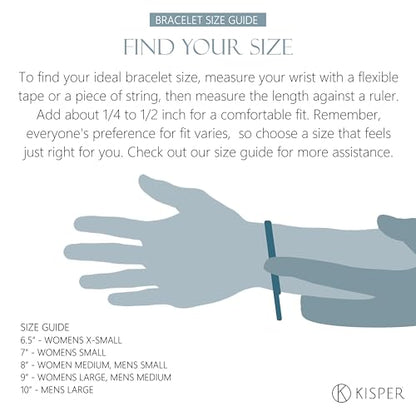 KISPER 18K Gold Plated 925 Sterling Silver Chain Bracelets for Women, Waterproof Tarnish Resistant, Curb/Rope/Figaro/Mariner Link Bracelet, 6.5, 7, 8, 9 Inch - size: 9 inches (large), style: Rope