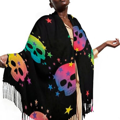 Big Oversized Long Scarves Pashmina Shawl Wrap Women gifts - color: Picture (658)