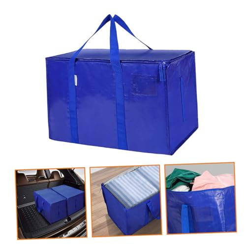 NOLITOY Blanket Storage Bag Bedding Organizer for Clothes Comforters and Travel Design Handles for and Storage