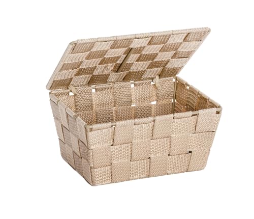 Wenko Adria 22198100 Storage Basket Plastic 19 x 10 x 14cm beige - color: Beige