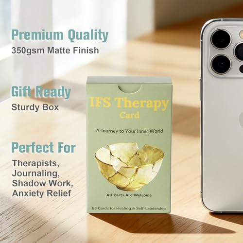 The IFS Deck: 53 Internal Family Systems Therapy Cards for Parts Work, Shadow Work & Self-Awareness – Mindfulness & Journaling Prompts for Emotional Healing and Personal Growth