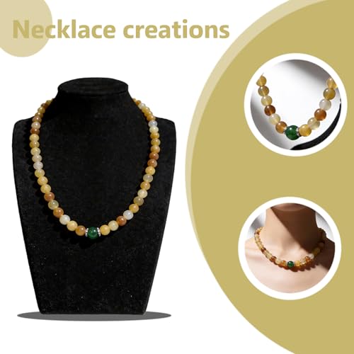1200pcs 6mm Natural & Synthetic Round Stone Beads Gemstone Beading Loose Gemstone Hole Size 1mm DIY Smooth Beads for Bracelet Necklace Earrings Jewelry Making,Box Packed (24 Material-6mm) - color: 24 Material-6mm, size: 6mm