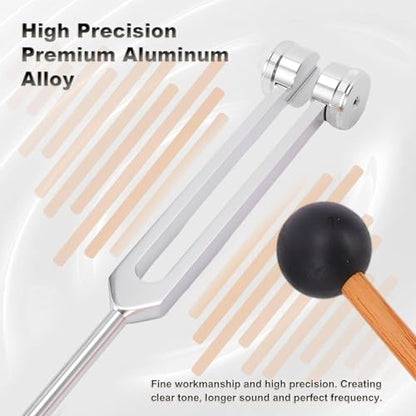 AUNMAS Sensory Frequency Instrument, Aluminum Alloy with Durable Build Lightweight Design Clear Resonant Tones for Yoga Spa Meditation Relaxation Therapy