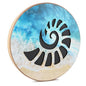 Premium Woode Ocean Drum 10 inch with Realistic Sea Wave & Stream Water Sounds, Sound Healing Instrument for Yoga Meditation Relaxation, Mindfulness, Sound Bath Therapy - size: 10 inch