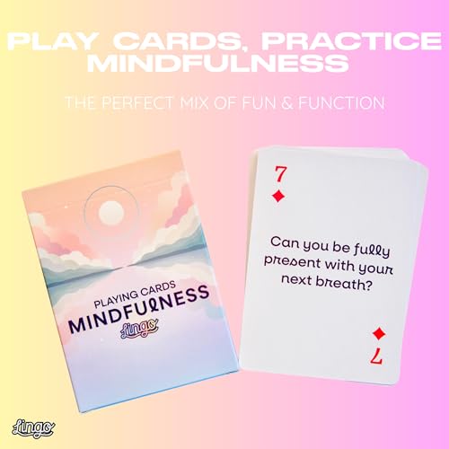 Lingo Mindfulness Playing Cards | 52 Cards for Present Living
