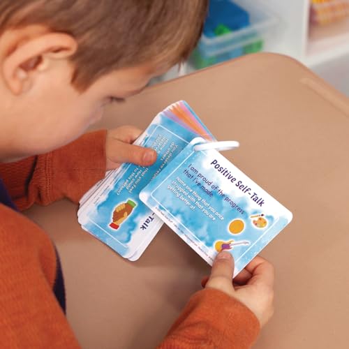 Really Good Stuff Social-Emotional Learning Conversation Cards for The Classroom or Home-Help Kids Discuss Emotions with Strategies & Activities - style: Social Emotional Cards
