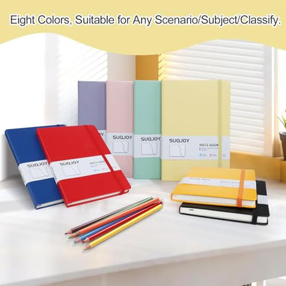 Lined Journal Notebooks for Writing, 100 GSM Thick Paper, 1 Pack Hardcover Notebooks, A5 College Ruled Notebook, Journaling Notebook for School/Travel/Office (Yellow- 1 Pack) - color: Yellow- 1 Pack