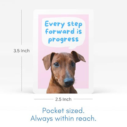 Dogs Against Anxiety Cards — 50 Anxiety Relief Cards | CBT & Mindfulness Exercises | Calming Gift for Women, Dog Lovers & Kids - style: Dogs Against Anxiety