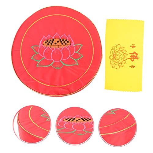 Meditation Pillow Zafu Meditation Cushion Set Lotus Printing Cushion Rug