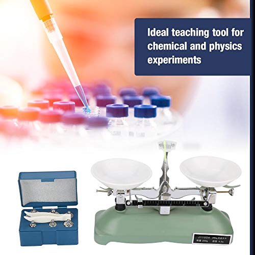 Fockety Easy to Carry Triple Beam Balance Beam Scale, Laboratory Precision Balance Scientific Balance Scale, Lab for Teaching Tool