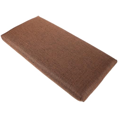 Hemoton Wooden Folding Meditation Stool Ergonomic Prayer Bench for Knee Support Compact Foldable Auxiliary Chair for Yoga and Mindfulness Practice