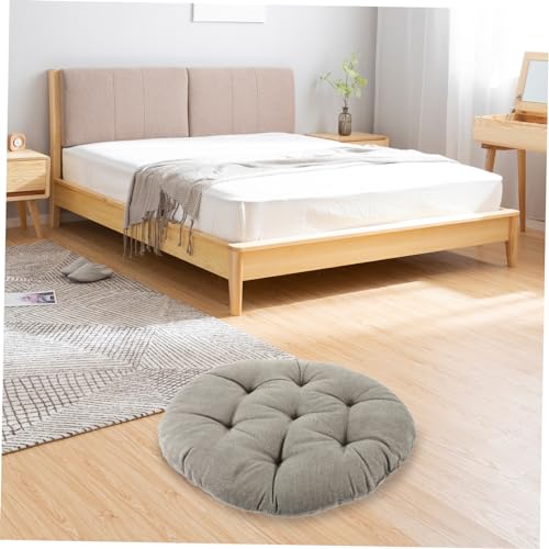 Meditation Seat Pad Round Floor Pillow Yoga Bolster Thick Cushion for Outdoor Indoor Use Comfortable Seat Pad for Living Room