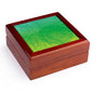 3dRose, Acceptance – Chakra Meditation Medallion – Yellow Green Blue, Jewelry Box 5.5x5.5 inch with 4 inch tile