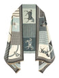 Women's Reversible Pashmina Shawl Wrap for Women Big Scarf Holiday Gifts - color: Bottle Green
