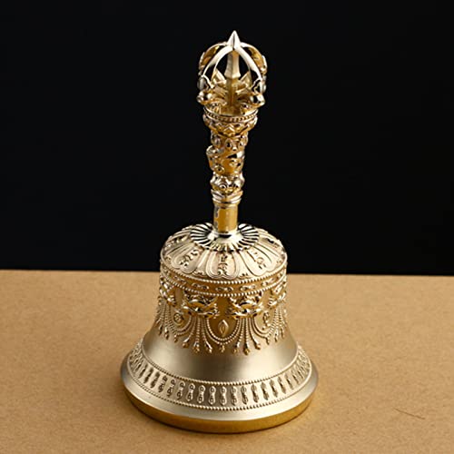 Tibetan Hand Bell,Tibetan Buddhist Meditation Bell The Bell Is Engraved With A Vivid And Engaging Design And Is Used As An Invocation Bell For Buddhist Ritual Meditation Prayers