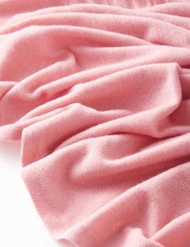 Soft Cashmere Blend Wrap Chic Scarf Stole for Women Wayfarer Travel Extra Large 87"x28" - color: Cherry Pink
