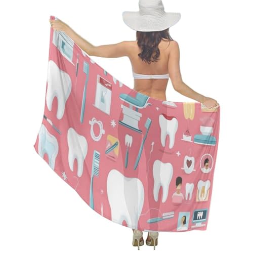 Fashion Chiffon Beach Sarong Sheer Swimsuit Wrap Tranel Long Scarf Decor - color: Color579