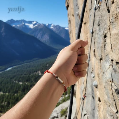 yautja Tibetan Buddhist Red String Bracelet with Tibetan Silver Om Mani Padme Hum Buddhist Mantra Bracelet Handmade Braided Adjustable Amulet Spiritual Red Rope Bracelet Lucky Protection Meditation Bracelet Yoga Prayer Jewelry Gift for Women - color: Red