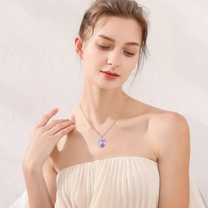 Tree of Life Necklace for Women 925 Sterling Silver Crystal Tree of Life Pendant Necklace Crystal Pendant Jewelry Gift for Women