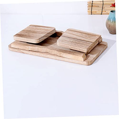 Zen Wooden Meditation Stool Lightweight Kneeling Bench for Comfortable Practice Non Slip Design for Home Use Tea Ceremony and Mindfulness Sessions