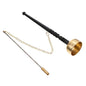 Buddhism Copper Yin Qing Chime for Meditation Sound Percussion Instrument with Wooden Handle for Temple Rituals and Mindfulness Practices