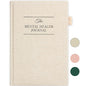 Mental Health Journal, Anxiety & Guided Journal for Women, 91 Days Self-Care Journal to Practice Positive Thinking, ADHD Planner with Mood Tracker (A5 Size)-Beige - color: Beige