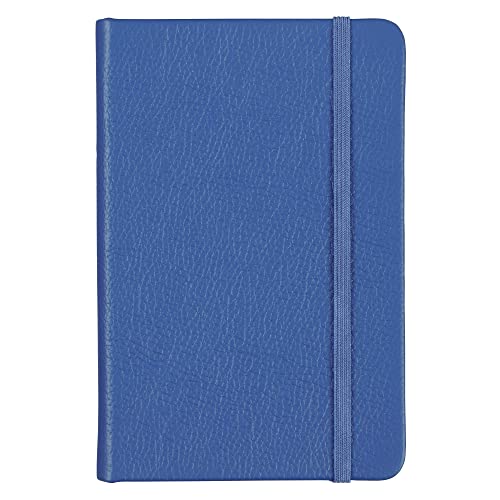 Leather Pocket Notebook, Writing Journal, Full-Grain Leather, Narrow Ruled Paper, Notebooks for Work & School, Pacific Blue (5.7" x 3.8”) - color: Pacific Blue, size: Pocket