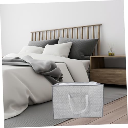 Zerodeko Multi Functional Large Storage Bag with Zipper for Clothes Blankets and Luggage Versatile Organizer for Home Travel and Moving Arrow Design for Closet