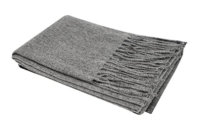 Ocomfly 100% Pashmina Scarf for Women - Premium Womens Scarves - Gift Boxed - Shawls or Wraps - Ultra Soft and Warm - color: Heather Grey