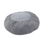 FANCY PUMPKIN Japanese Tatami Zafu Meditation Cushion Detachable Seat Cushion Floor Pillow for Bay Window, C - color: Dark Grey