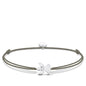 Bracelet Thomas Sabo Women Silver Strand Bracelet – ls037 – 401 – 5 – L20 V [parallel import goods]