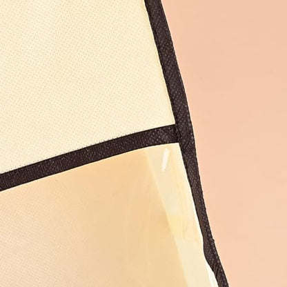 Handbag Dust Bag Purse Protector Beige Multifunctional Storage Organizer for Towels Bed Sheets Pillow Gloves Pillowcase- 40x30x10cm