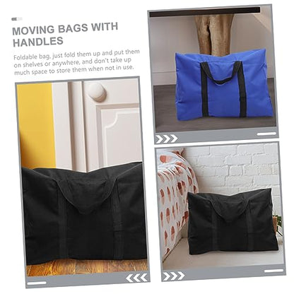 Homoyoyo 2pcs Capacity Oxford Cloth Storage Bags Moving Bags for Travel Home Organization