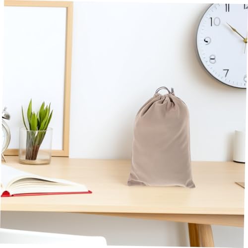 Vacuum Cleaner Storage Bag Shoe Bags for Storage Drawstring Bag Cloth Bags Storage for Purses Drawstring Storage Bag Stuff Bags Shoe Storage Bag Bags for Shoes Beige Flocking Cloth
