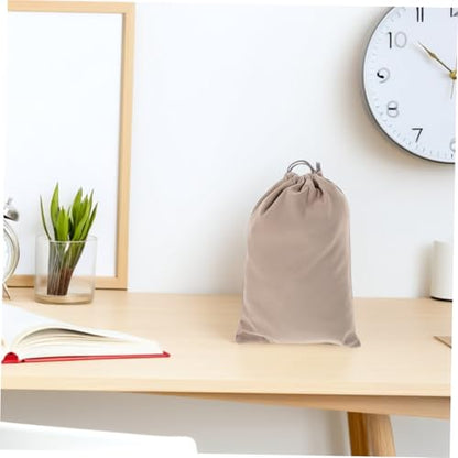 Vacuum Cleaner Storage Bag Shoe Bags for Storage Drawstring Bag Cloth Bags Storage for Purses Drawstring Storage Bag Stuff Bags Shoe Storage Bag Bags for Shoes Beige Flocking Cloth