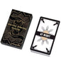 Timing Answer Message Card Deck – 54 English Cards, Black & White Minimal Design, 10.3 × 6 cm