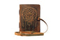 Urooj Handicraft Book Of Shadows journal blank dream catcher with owl leather witchcraft books grimoire spell sketchbook college poetry personal notebooks (Owl Brown) - color: Owl Brown