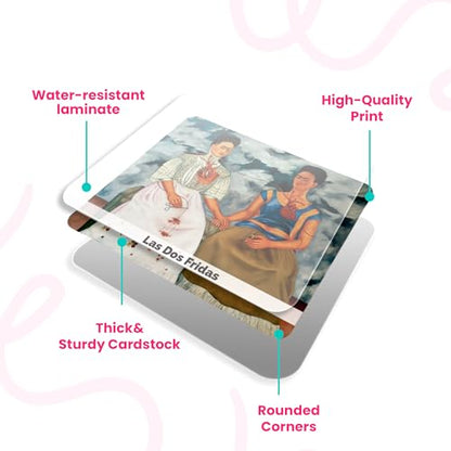 Menique Memory Matching Game – Famous Paintings for Adults & Kids – 70 Cards (35 Pairs) – Bilingual Art Game – Educational & Concentration Activity - style: Art