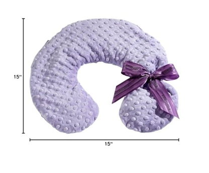 Sonoma Lavender Luxury Lavender Heatable/Chillable Neck Pillow, Microwaveable for Neck and Shoulders with Removable Washable Covers, Great for Relaxation and Pain Relief (Lilac Dot) - color: Lilac Dots