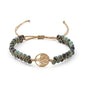 Jinxiuge Tree of Life Turquoise Stone Bracelet for Women Handmade Braided Layered Bead Bracelet with Black Gift Box - style: Style-C