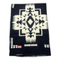 AHUAY Premium Hypoallergenic Alpaca Wool Blanket – Reversible 2-in-1 Andean Geometric Throw, Ultra Soft Warm Lightweight, Handmade in Ecuador (Imbabura Black and White, King) - color: Imbabura Black and White, size: King (100" x 83")