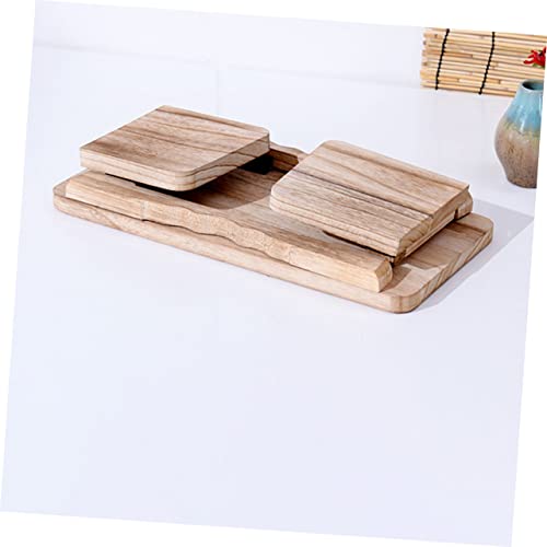 Toyvian Meditation Bench Wooden Stool Non-Slip Folding Buddhist Kneeler for Home Use Lightweight Durable Design for Prayer and Relaxation Strong Load-Bearing Convenient Storage