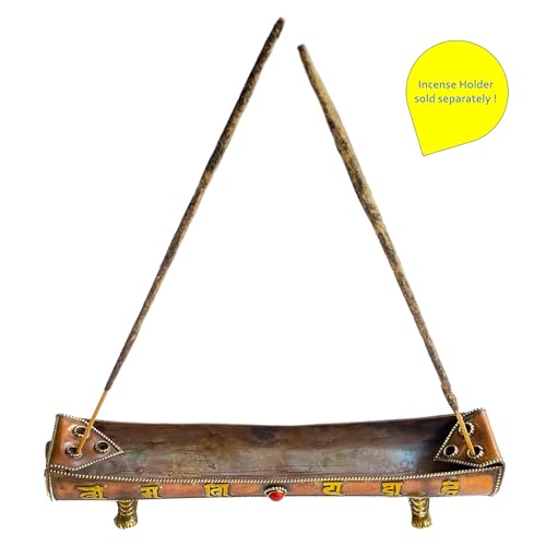 Oud Agarwood Incense Sticks - Artisan Luxury Masala Incense - Handrolled Long-Burning (75 Minutes) Extra-Thick Sticks - Exotic Divine Scent for Home, Spirituality & Meditation - Oudh