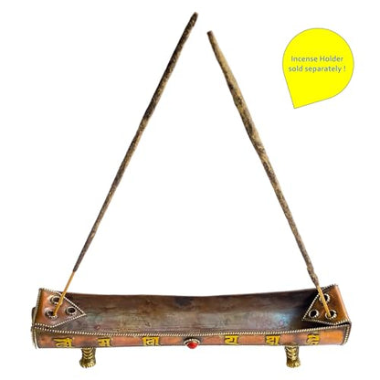 Oud Agarwood Incense Sticks - Artisan Luxury Masala Incense - Handrolled Long-Burning (75 Minutes) Extra-Thick Sticks - Exotic Divine Scent for Home, Spirituality & Meditation - Oudh